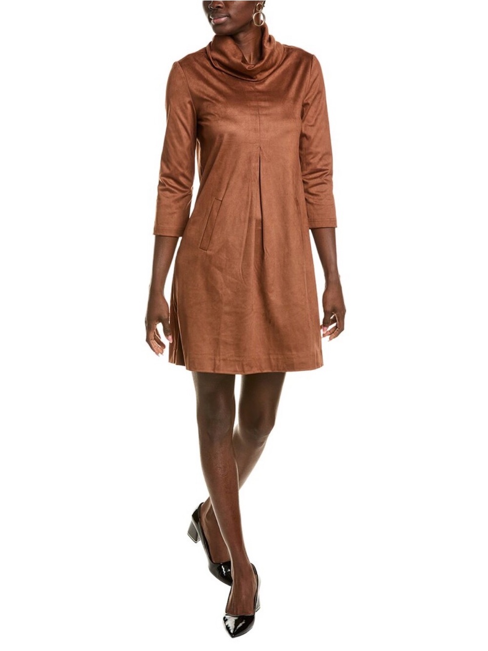 Tyler Boe Kim faux suede dress